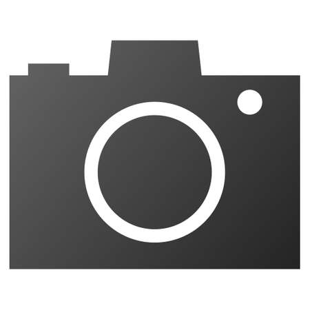 Camera vector toolbar icon for software design. Style is gradient icon symbol on a white background.のイラスト素材