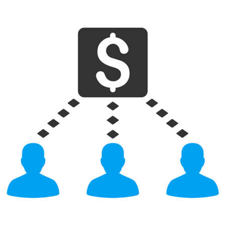 Money Recipients raster toolbar icon. Style is flat icon symbol, color, white background, rhombus dots.の写真素材