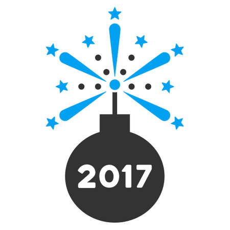 2017 Petard icon. Vector style is flat iconic symbol on a white background.のイラスト素材