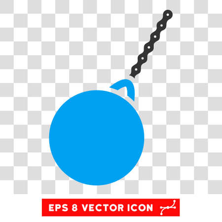 Vector Destruction Hammer EPS vector pictograph. Illustration style is flat iconic bicolor blue and gray symbol on a transparent background.のイラスト素材