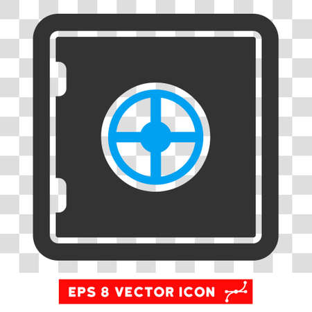 Vector Safe EPS vector pictogram. Illustration style is flat iconic bicolor blue and gray symbol on a transparent background.のイラスト素材
