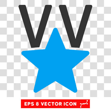 Vector Victory EPS vector pictograph. Illustration style is flat iconic bicolor blue and gray symbol on a transparent background.のイラスト素材