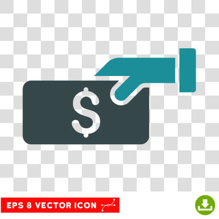 Pay vector icon. Image style is a flat soft blue icon symbol.のイラスト素材