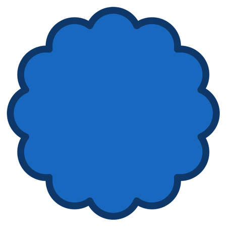 Stamp Shape interface icon. Vector pictogram style is a flat symbol with contour edges.のイラスト素材