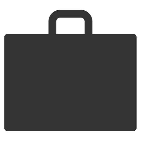 Case glyph icon. Flat gray symbol. Pictogram is isolated on a white background. Designed for web and software interfaces.の写真素材