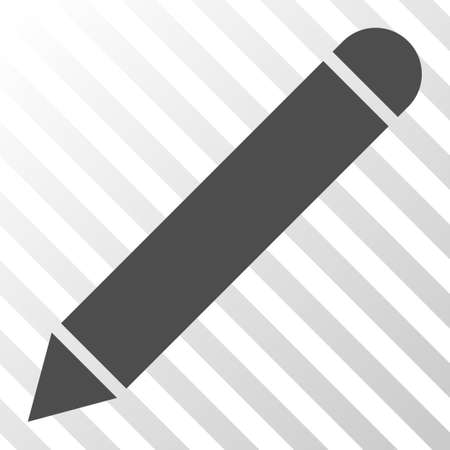 Pencil vector pictograph. Illustration style is a flat iconic gray symbol on a transparent background.のイラスト素材