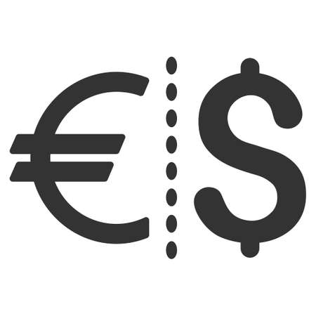 Currency vector icon. Flat gray symbol. Pictogram is isolated on a white background. Designed for web and software interfaces.のイラスト素材