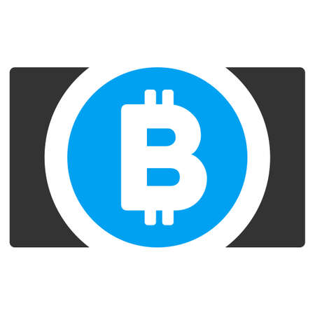 Bitcoin Cash flat vector pictograph for application and web design.のイラスト素材