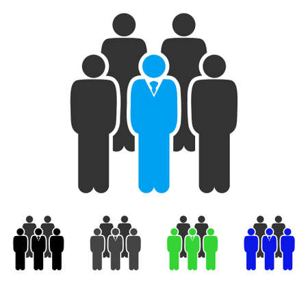 Staff vector pictograph. Style is a flat graphic symbol in black, gray, blue, green color versions. Designed for web and mobile apps.のイラスト素材
