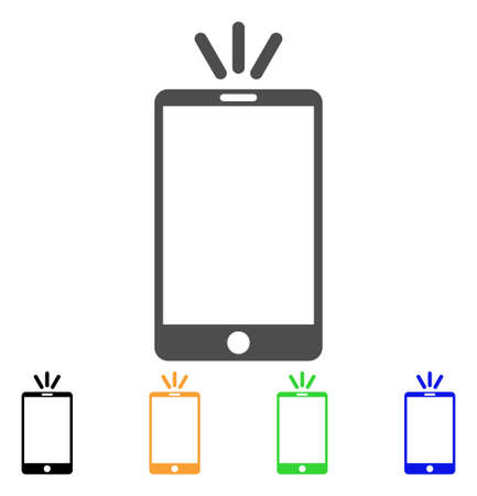 Mobile torch application icon.のイラスト素材