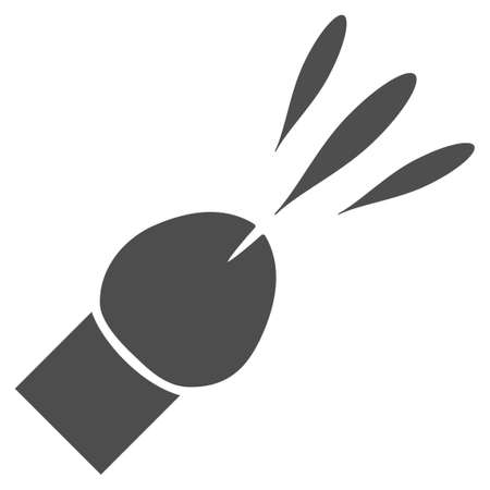Ejaculation vector icon. Style is flat graphic grey symbol.のイラスト素材
