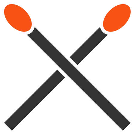 Matches flat vector icon. An isolated illustration on a white background.のイラスト素材