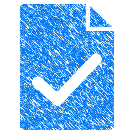 Grunge Valid Agreement Page iconのイラスト素材