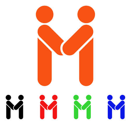 Persons Handshake icon.のイラスト素材