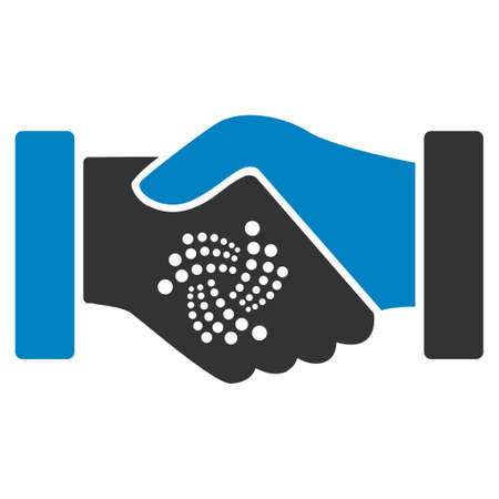 Contract Handshake flat vector icon. An isolated icon on a white background.のイラスト素材