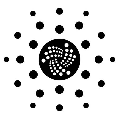 Shine Dots flat vector icon. An isolated icon on a white background.のイラスト素材