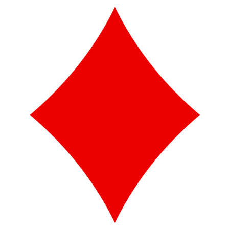Diamonds Suit flat vector icon. An isolated icon on a white background.のイラスト素材