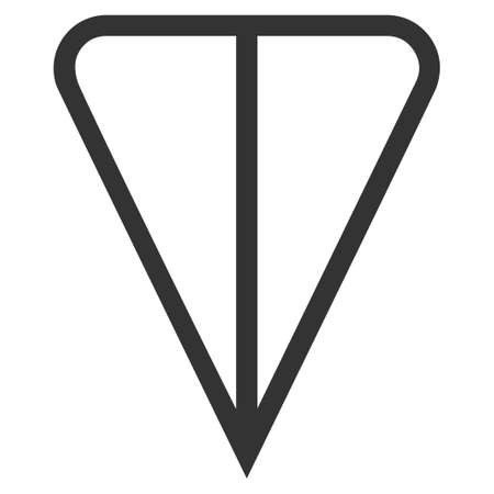 Ton Currency flat raster icon. An isolated icon on a white background.の写真素材