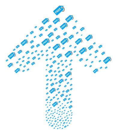 free tag composition combined in the shape of upwards directed arrow upwards target arrow shape created from free tag objects royalty free vector graphics clipdealer