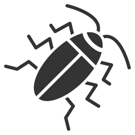 Cucaracha vector icon. Illustration style is a flat iconic symbol.のイラスト素材