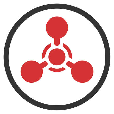 Nerve agent chemical warfare vector pictogram. Illustration style is a flat iconic symbol.のイラスト素材