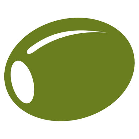 Olive vector pictograph. Illustration style is a flat iconic symbol.のイラスト素材