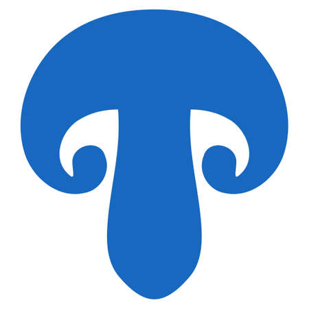 Champignon mushroom vector pictograph. Illustration style is a flat iconic symbol.のイラスト素材