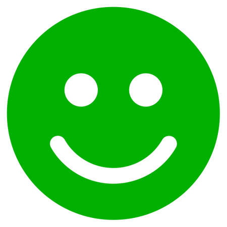 Glad smile vector pictograph. Illustration style is a flat iconic symbol.のイラスト素材