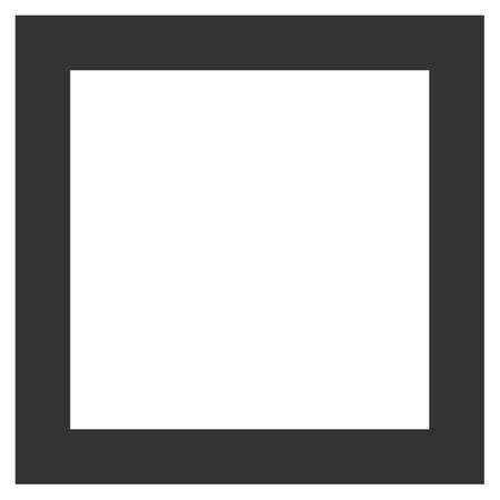 Contour square vector pictogram. Illustration style is a flat iconic symbol.のイラスト素材