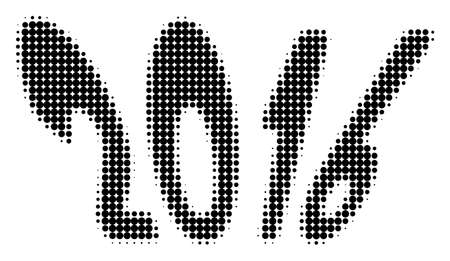 2016 Year halftone vector pictogram. Illustration style is dotted iconic 2016 Year icon symbol on a white background. Halftone texture is circle points.のイラスト素材