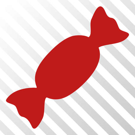 Candy vector pictograph. An illustration style is a flat iconic symbol on a hatched transparent background.のイラスト素材