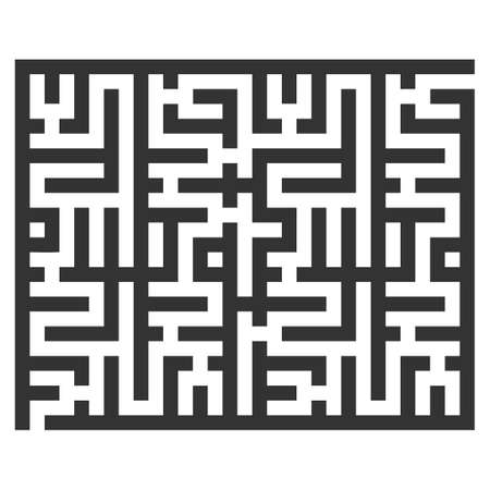 Raster labyrinth v4 illustration. An isolated illustration on a white background.の写真素材