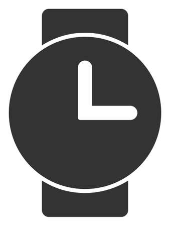 Raster watches v3 flat icon. Raster pictogram style is a flat symbol watches v3 icon on a white background.の写真素材
