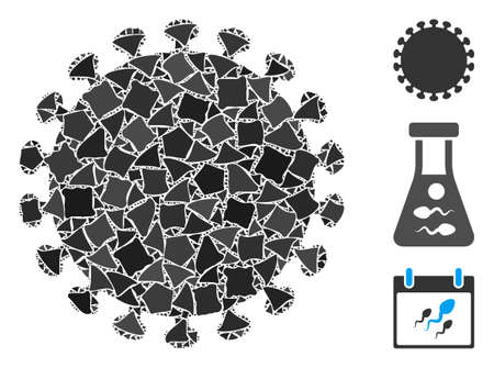 Flare white mesh virus shell with lightspot effect. Abstract illuminated model of virus shell. Shiny wire carcass polygonal mesh virus shell icon on a black background.のイラスト素材