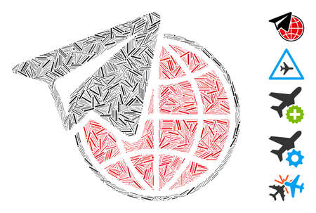 Hatch Mosaic based on freelance icon. Mosaic vector freelance is created with randomized hatch items. Bonus icons are added.のイラスト素材