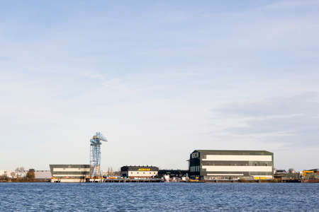 company of Mercon Steel Structures near gorinchem at the merwede river in the netherlands