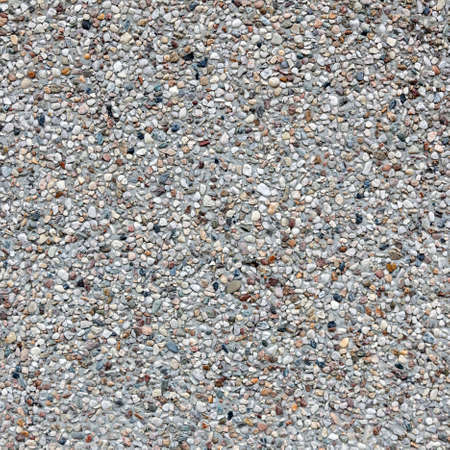 background of square part of concrete tile with gravel topの写真素材