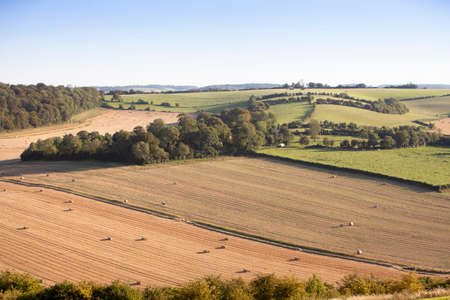 french countryside near Calais in parc regional de caps et marais in the north of france