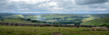 national park dartmoor in the UK is a wonderful nature reserve with hills, tors and wild nature