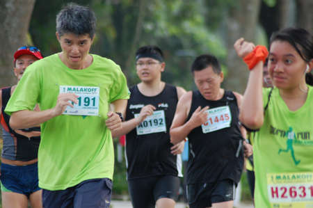 Malakoff 12km  run - Bukit kiara Equestrian & Country Resort のeditorial素材