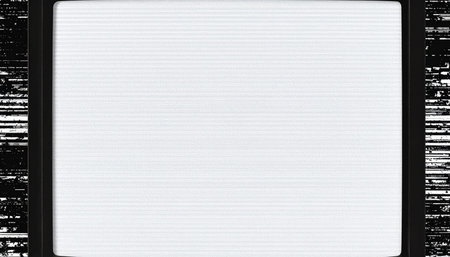 Computer monitor screen with blank white screen for your text or image.の素材