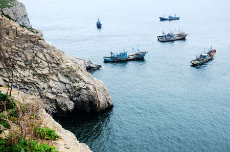 Fishing Dejimaの写真素材