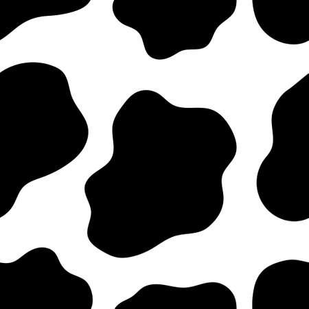 Cow seamless pattern, vector design and isolated seamless background.のイラスト素材
