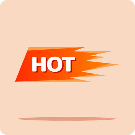 Hot sale price labels template designs with flame.のイラスト素材