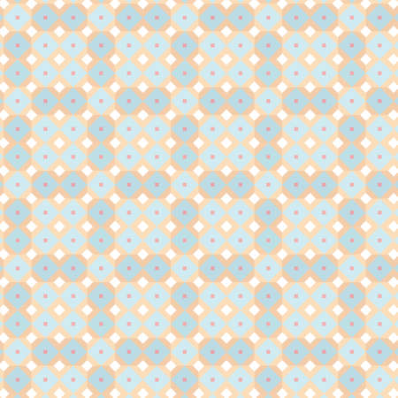 It is a pattern in which squares of various colors intersect vector image illustrationのイラスト素材