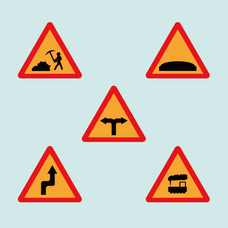 It is a notification symbol of various shapes vector image illustrationのイラスト素材