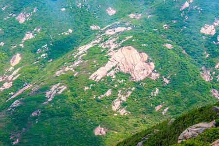 Rocks and Mountain in Hong Kong, Asiaの写真素材