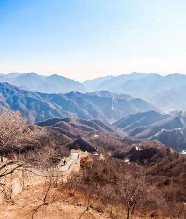 Mountain Landscape outside Beijing, Chinaの写真素材