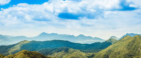 Hong Kong Countryside landscape panoramaの写真素材