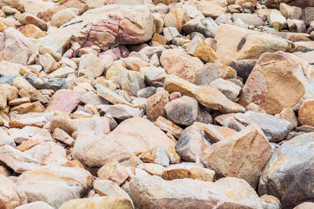Rocks in beach, nobodyの写真素材